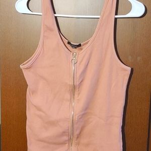 Zip up Tank Top